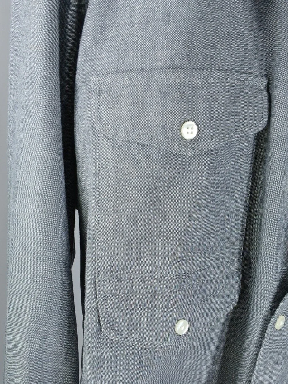 J.Lindeberg Men's Light Gray Shirt Jacket with Front Flap Pockets